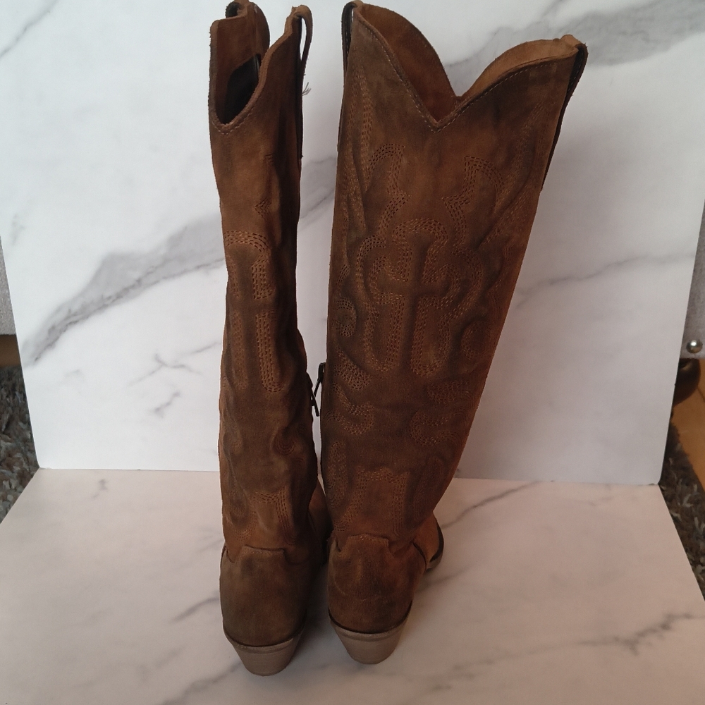 SUNDANCE Sojourner Quilted western boots - Picture 4 of 6